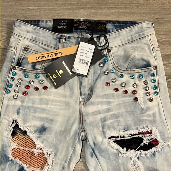 Majestik Studded Jeans - Picture 4 of 11